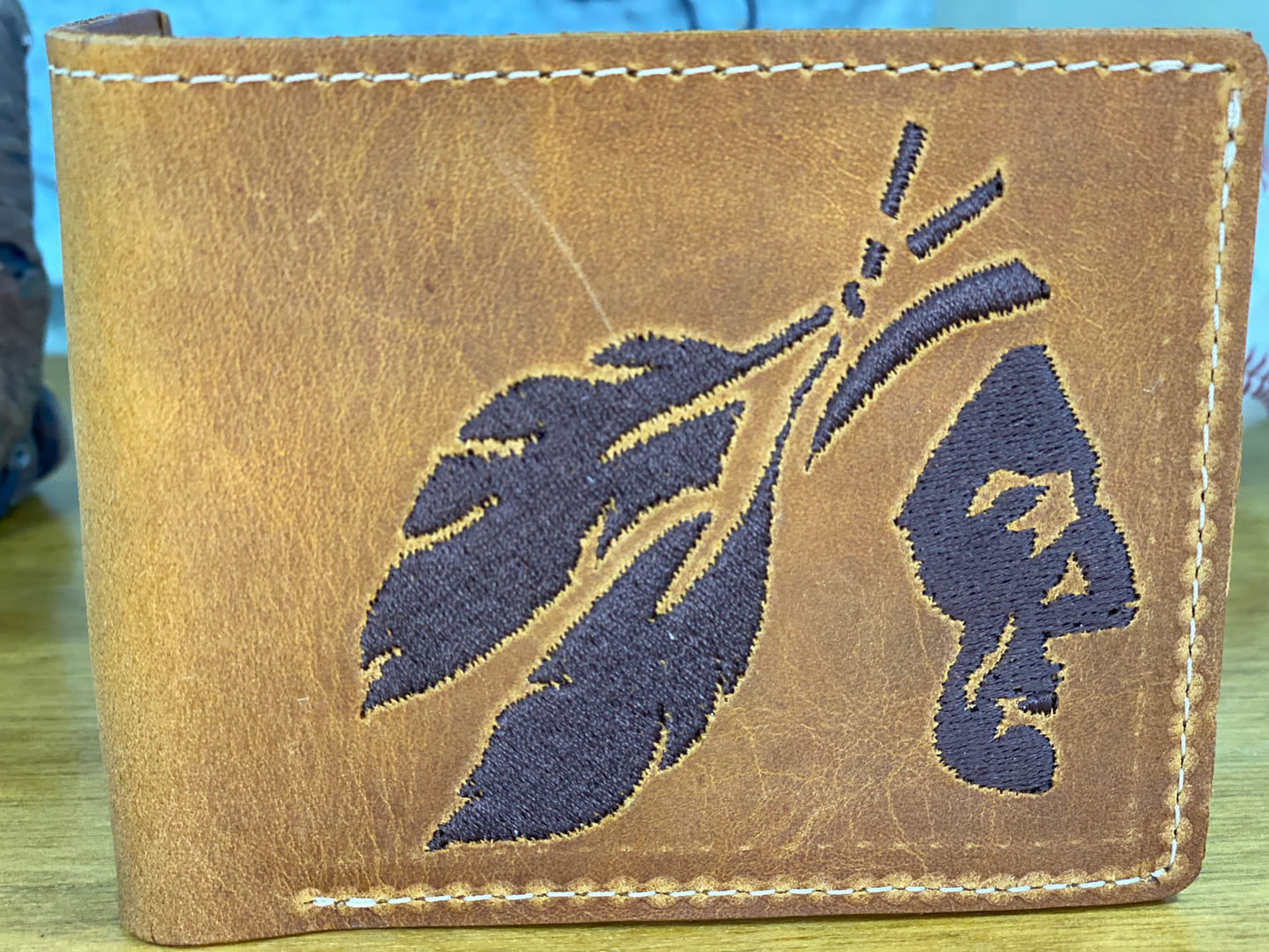 Nokona Stampede Wallet Natural