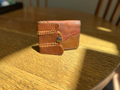 Button Flap-over Wallet