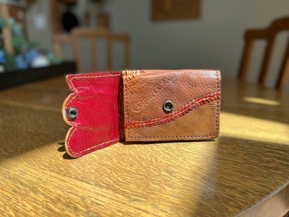 Button Flap-over Wallet