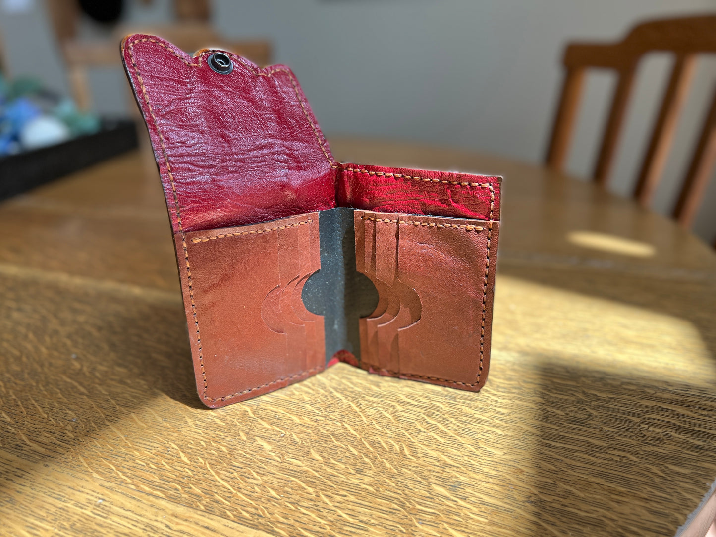 Button Flap-over Wallet