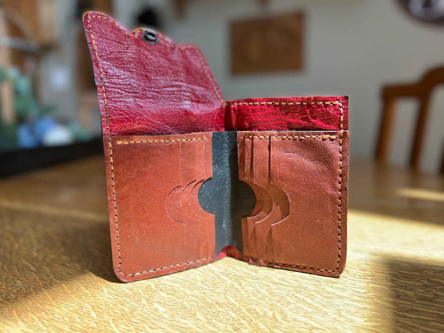 Button Flap-over Wallet