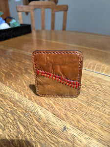 Card Holder Simple Design All Glove Leather