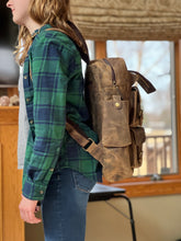 Top Quality Buffalo Leather Back Pack