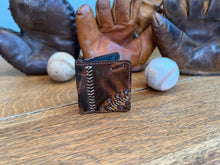Old Glove Leather Card Holder / Folded Cash