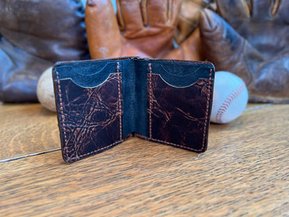 Old Glove Leather Card Holder / Folded Cash