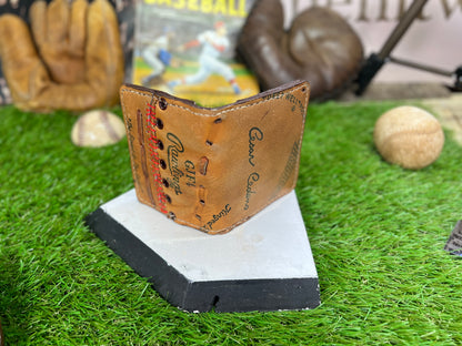 Cesar Cedeno Real Baseball Glove Leather Wallet