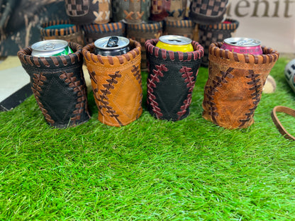 Pocket Coozie Diamond Design in Four colors