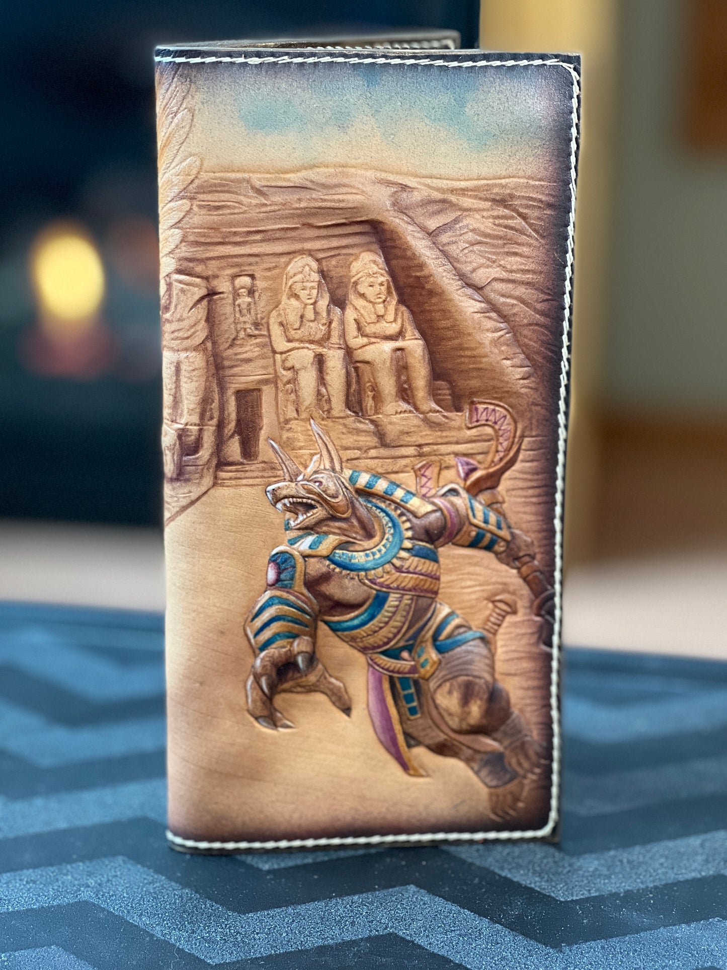 Egyptian Hand Carved Wallet