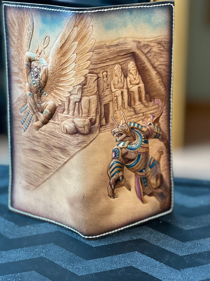 Egyptian Hand Carved Wallet