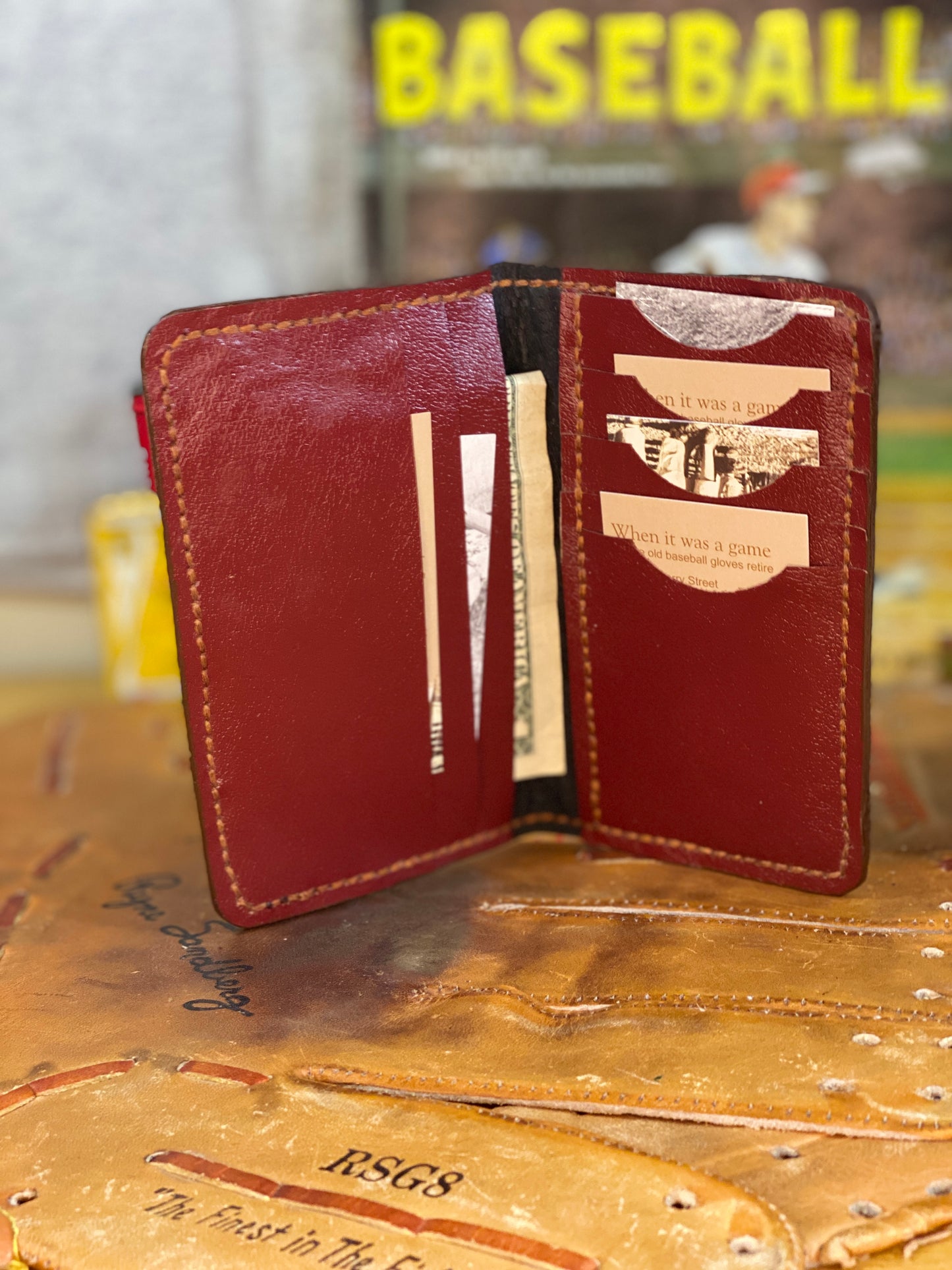 Grady Hatton Draper & Maynard Tall Wallet