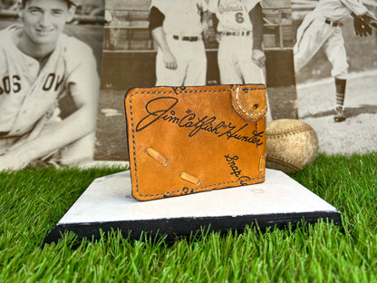 Jim " Catfish" Hunter Magnetic Money Clip Card Holder