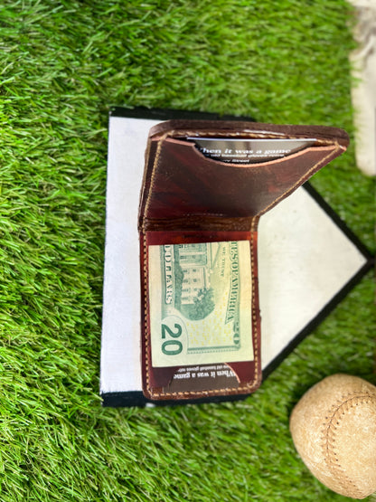 Jim " Catfish" Hunter Magnetic Money Clip Card Holder