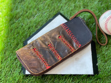 Vintage Baseball Glove Leather Wristlet
