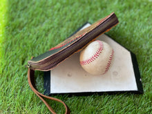 Vintage Baseball Glove Leather Wristlet